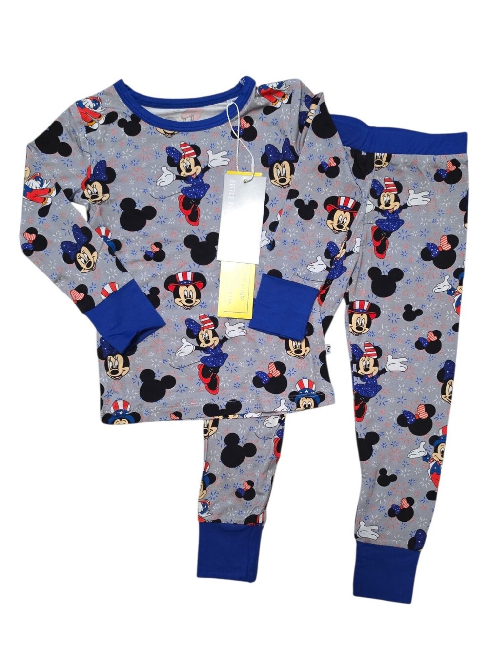 Little Peanut Bamboo - American Mouse - 2t - Long Sleeve and Pants - NWT